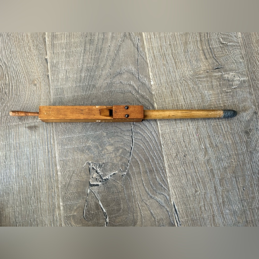 Vintage Wooden Train Whistle